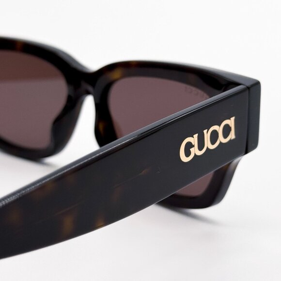 NEW GUCCI GG1794S 002 UNISEX HAVANA BROWN SUNGLASSES GUCCI - Picture 6 of 11